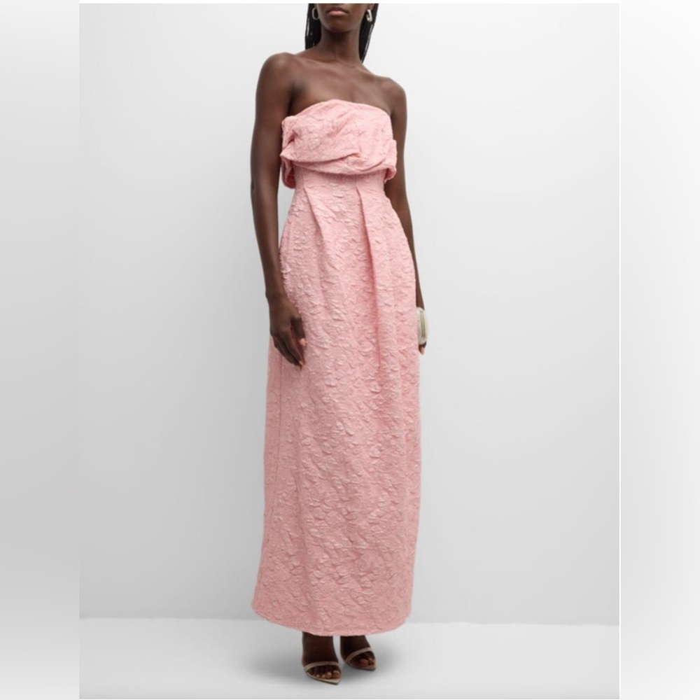 SIMKHAI
Women’s Ariana Strapless Jacquard Column Gown